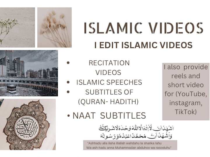 Cover image for islamic content videos editor