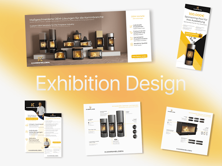 Cover image for Exhibition Design: Kaminhelden Fireplace Industry Showcase