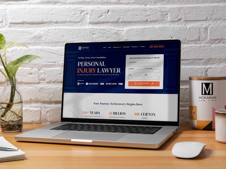Cover image for Mokaram Law Firm Website Design