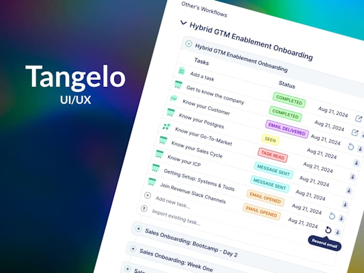 Cover image for UX Revamp of Onboarding Task Management System
