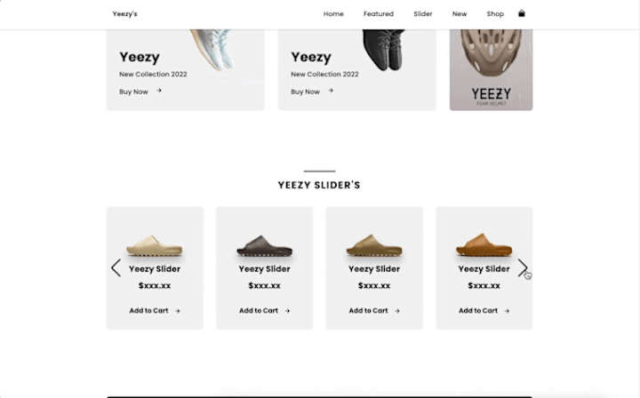 Cover image for Yeezy's Landing Page