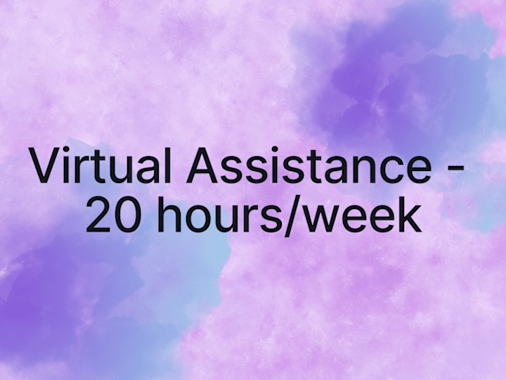 Cover image for Top-Tier Virtual Assistance - 20 Hours/Week