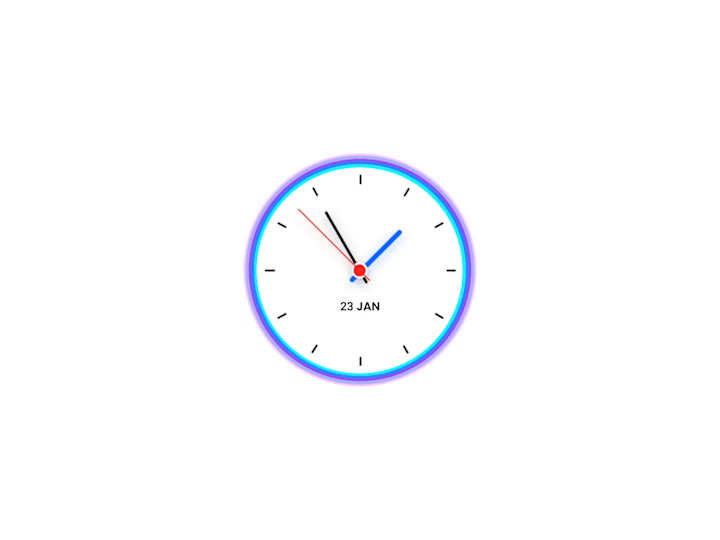 Cover image for Alarm Watch Animation (Turn on sound)