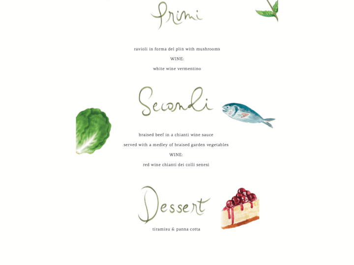 Cover image for Event menu card design