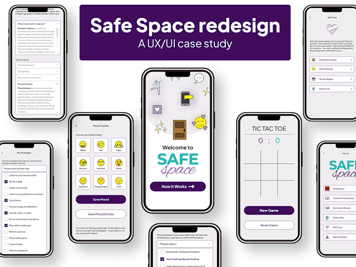 Cover image for Safe Space | App Re-design