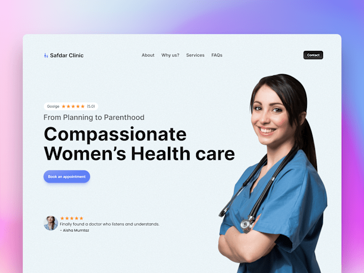 Cover image for Landing Page Design (Figma)