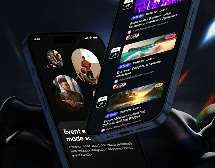 Cover image for Event Booking | Mobile App Design UI UX | Brddge