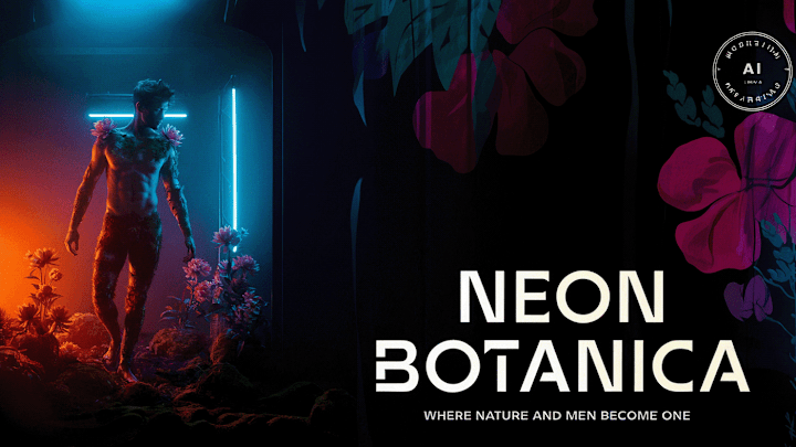 Cover image for AI - Neon Botanica :: Behance