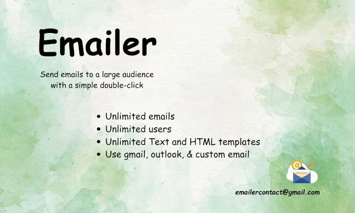 Cover image for Emailer An Email Automation Tool