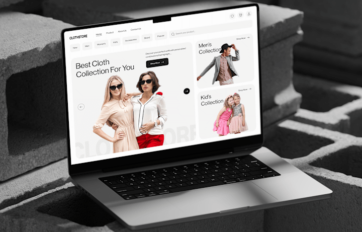 Cover image for CLOTHMART: Crafting a Unified Shopping Experience for the Moder…