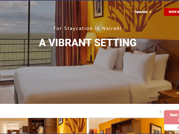 Cover image for Hotel in Nairobi near Airport | Nairobi National Park Views