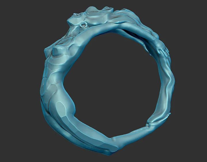 Cover image for Feminine Ring 3d design