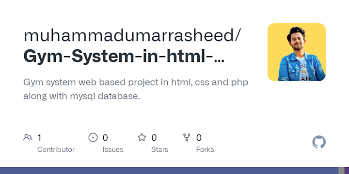 Cover image for muhammadumarrasheed/Gym-System-in-html-css-php-mysql