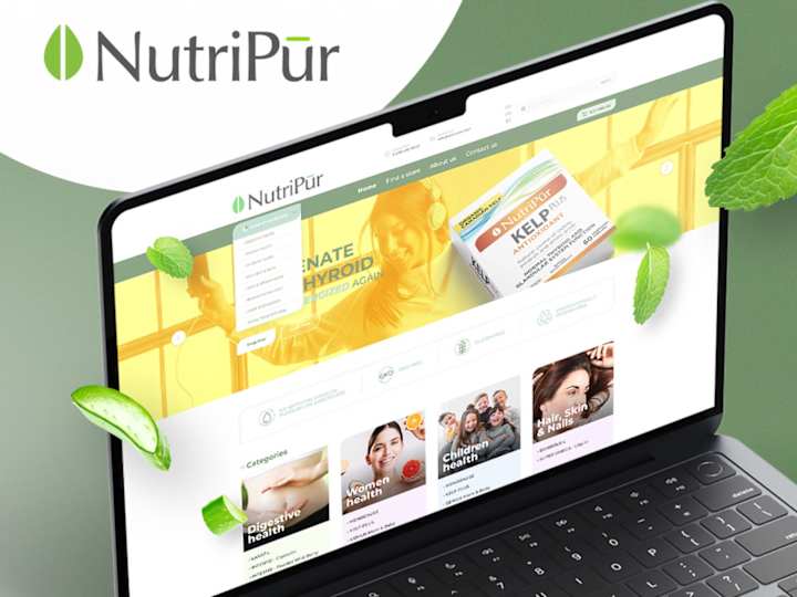 Cover image for NutriPur - UI/UX Design and Web Development