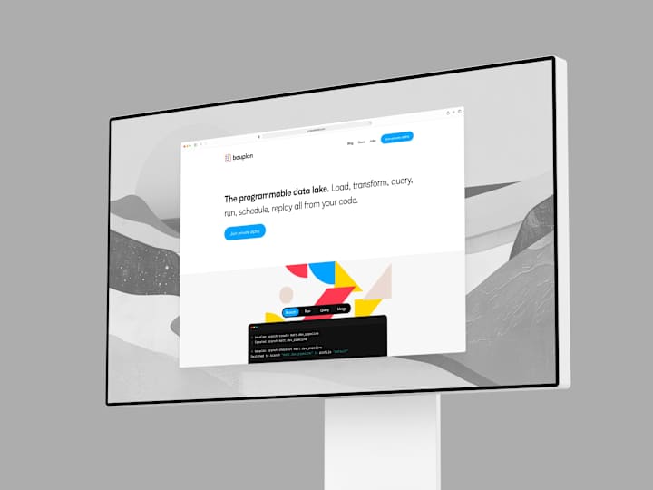 Cover image for bauplan Logo and Website Refresh