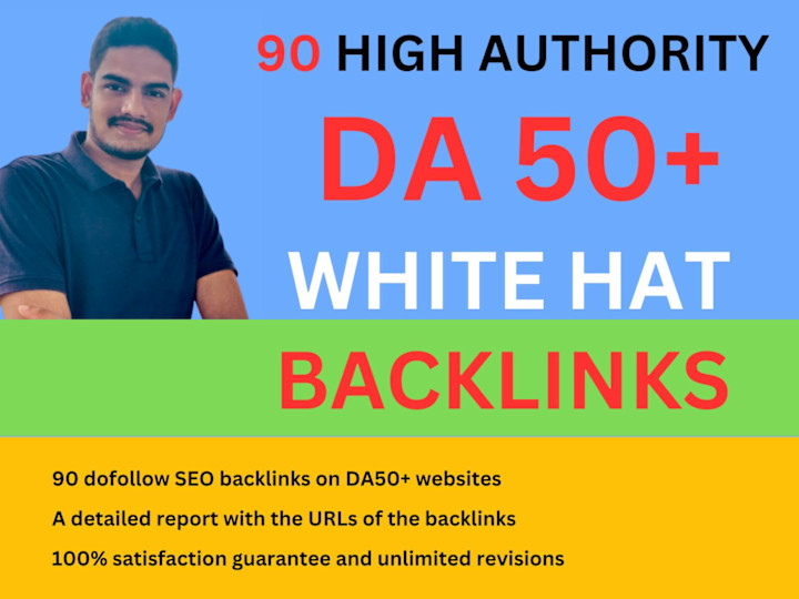 Cover image for High quality Dofollow high DA authority link building service