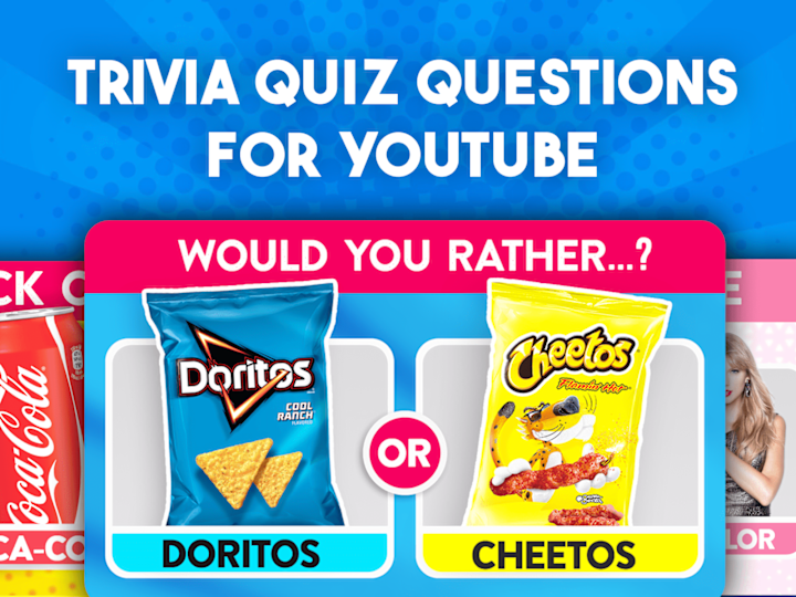 Cover image for Would you rather or Quiz trivia questions for youtube