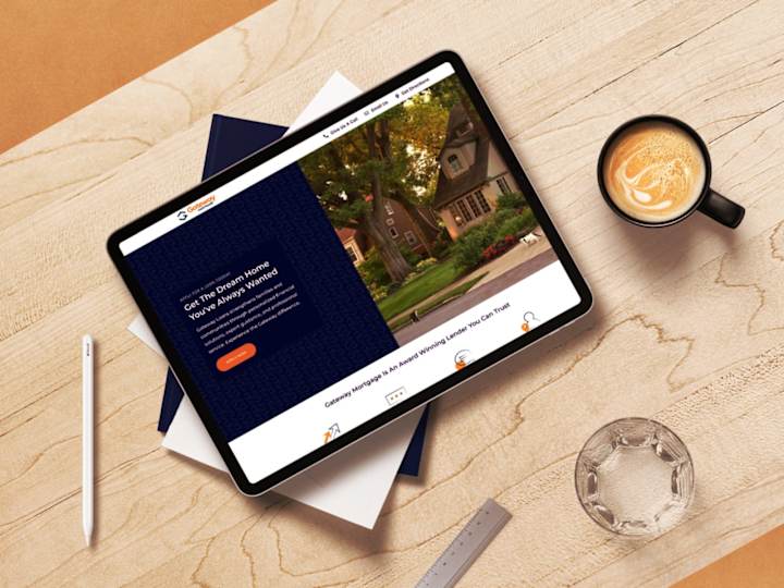 Cover image for 🔥CRISPY SLEEK Landing Page For A Solid Mortgage Lending Firm