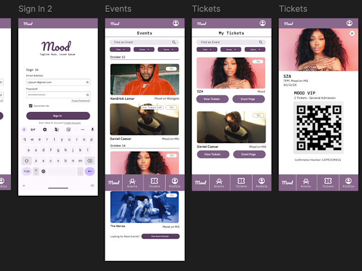 Cover image for Mood App Design