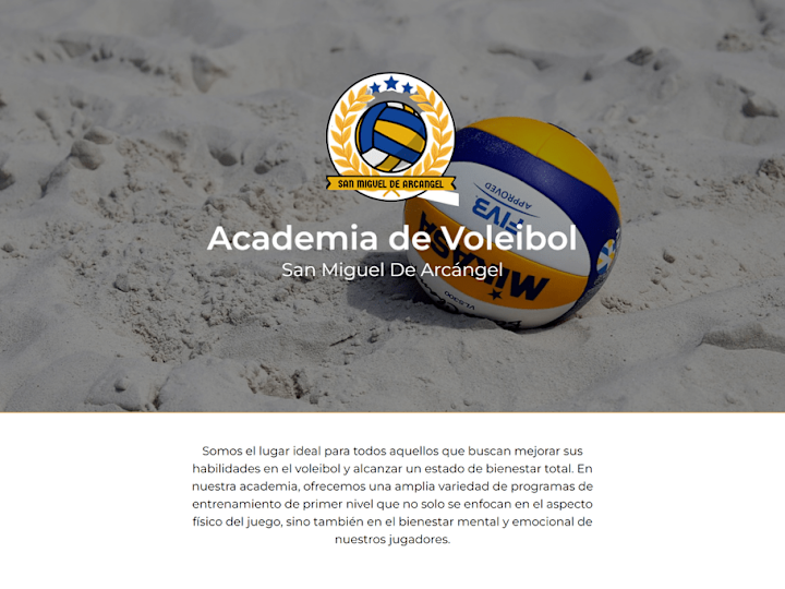 Cover image for San Miguel De Arcángel | Academia de Voleibol