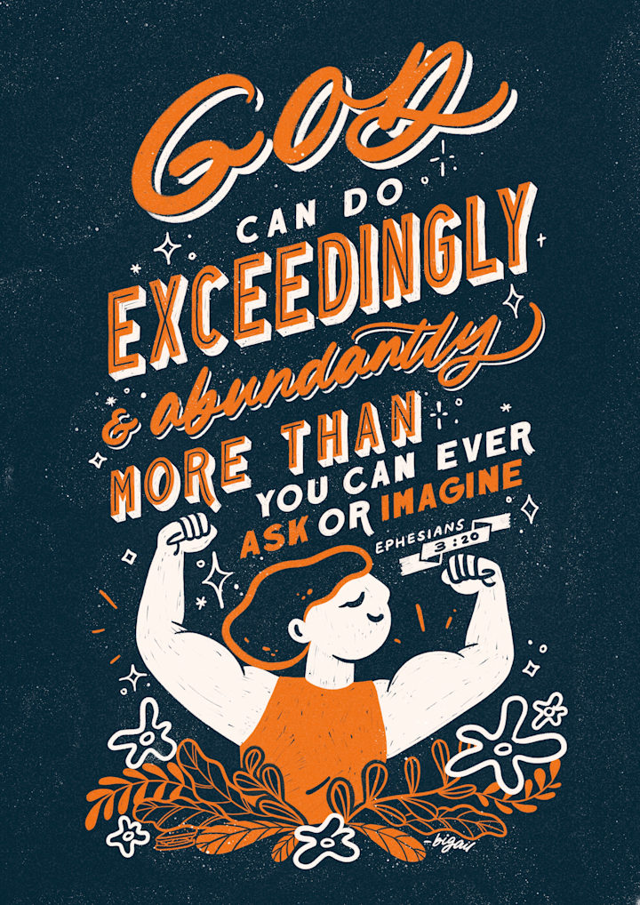 Cover image for Ephesians 3:20 - Commissioned Artwork