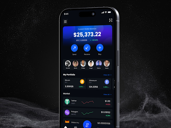 Cover image for Crypto Wallet APP Case Study - UI UX, Branding  