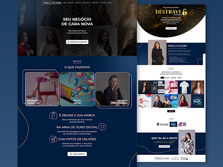 Cover image for Priscila Rossini - Webdesign & Branding