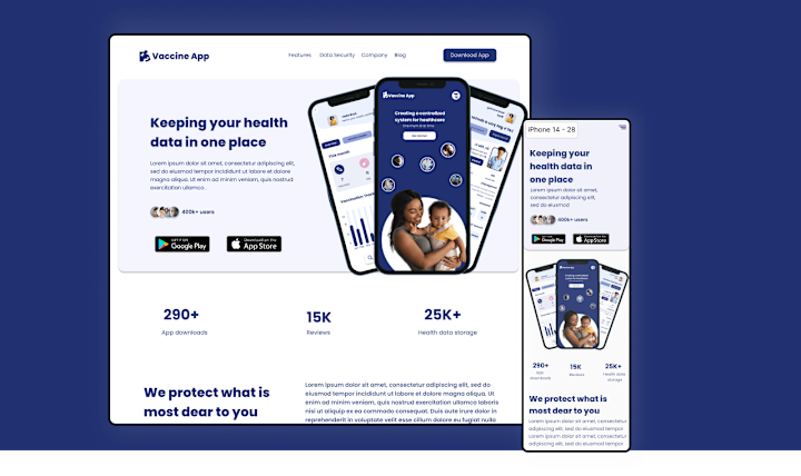 Cover image for Vaccine App- Providing Accessible Healthcare for Women 