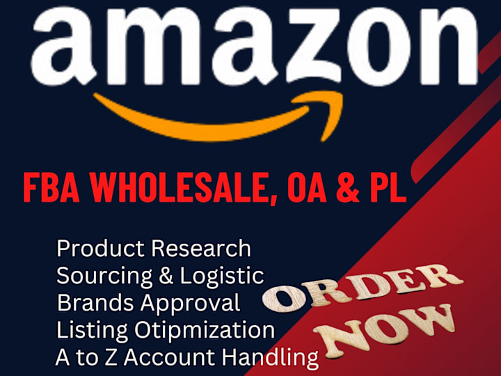 Cover image for Amazon FBA Assistance For Wholesale