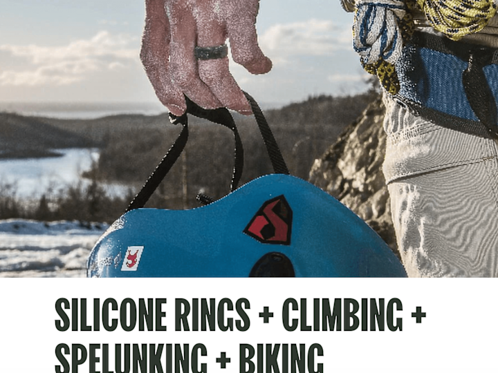 Cover image for Silicone Rings + Climbing + Spelunking + Biking