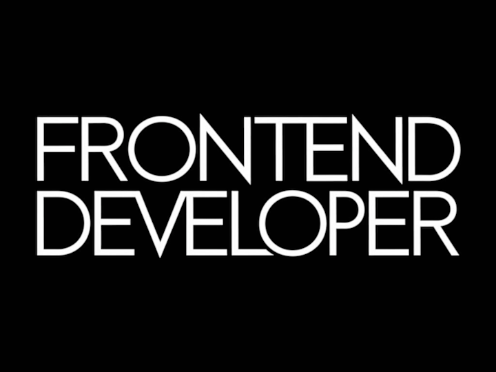 Cover image for Frontend Developer