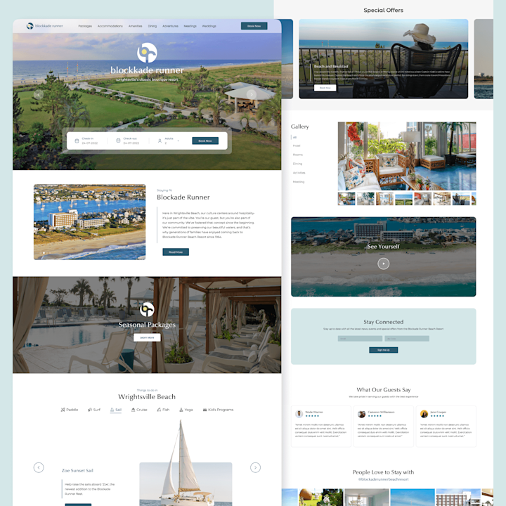 Cover image for Resort Website Redesign (Blockkade runner)