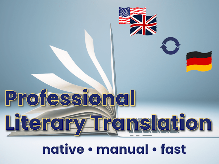 Cover image for Literary Translation ENG-GER