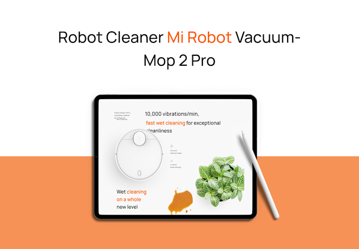 Cover image for Landing page for Mi Robot 
