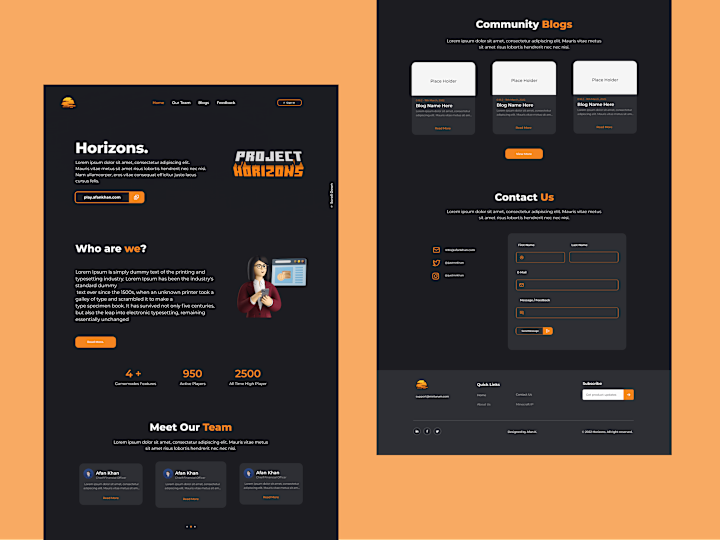 Cover image for UI/UX Design - Horizons