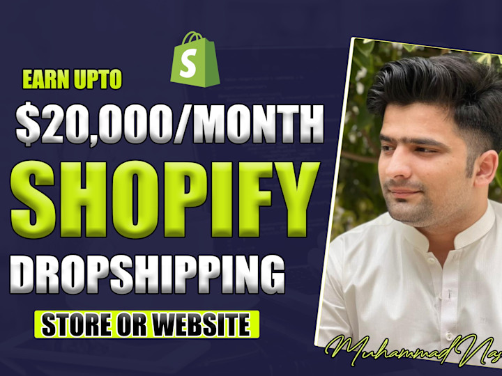 Cover image for I will build an automated dropshipping store shopify website