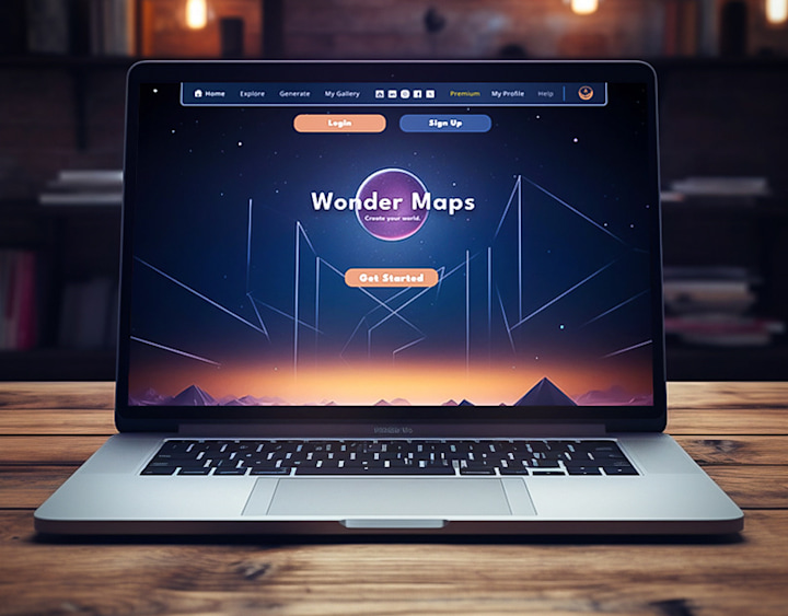 Cover image for Website Concept - Wonder Maps :: UI/UX