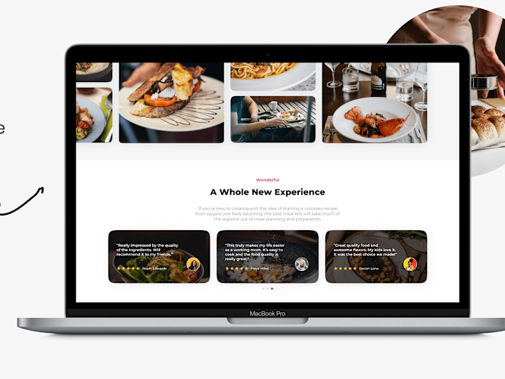Cover image for Website | Meal Kit Website UI Design