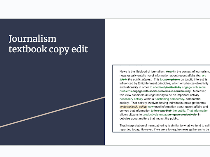 Cover image for Journalism Textbook