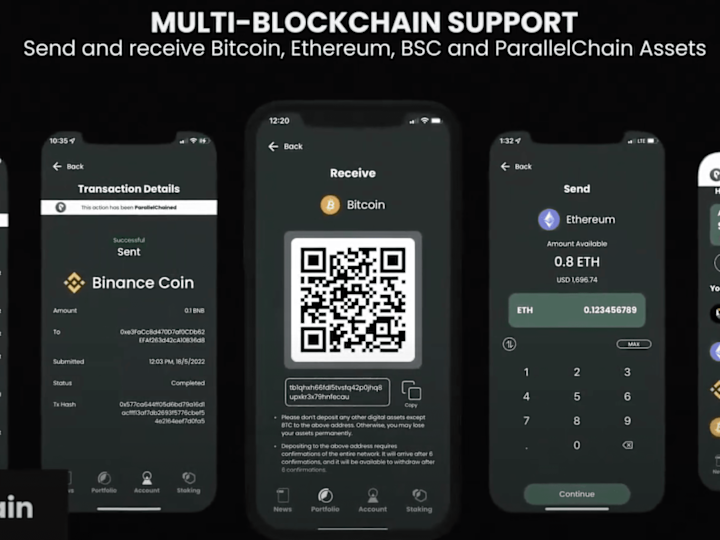 Cover image for ParallelChain | Mobile Crypto Wallet Development