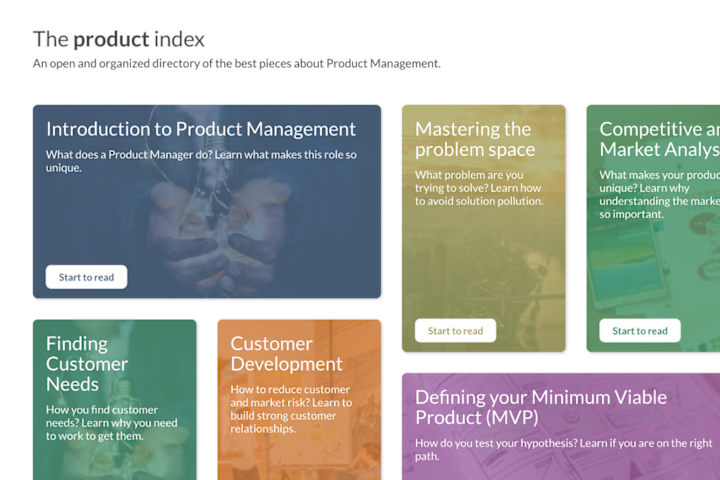 Cover image for The Product Index