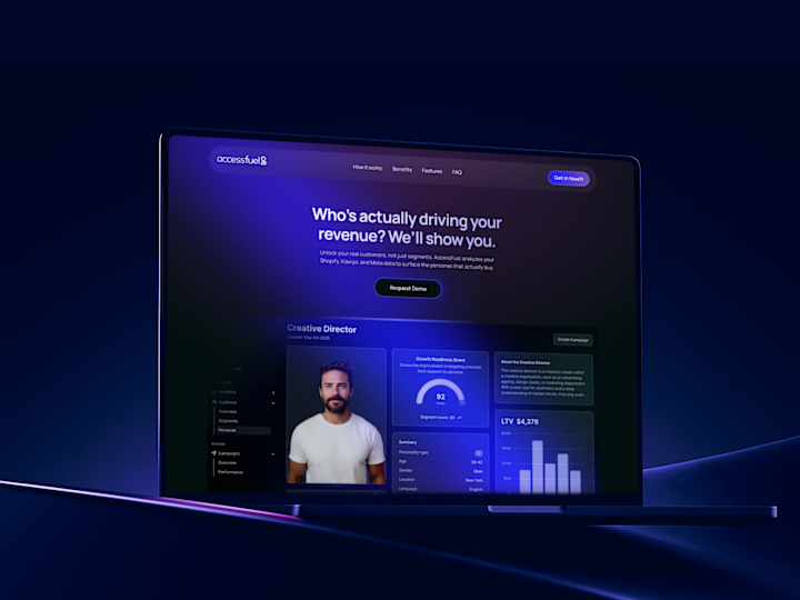 Cover image for AccessFuel Data Audit Landing Page Design