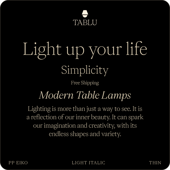 Cover image for TABLU (Boutique Ecommerce Branded Website)