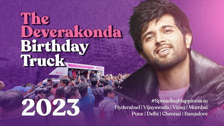 Cover image for The Deverakonda Birthday Truck 2023 | Vijay Deverakonda - YouTu…
