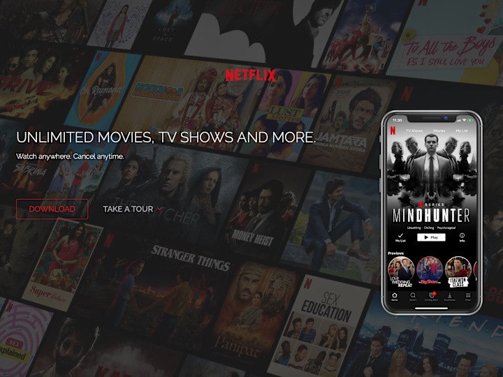 Cover image for Netflix MockUp Landing Page
