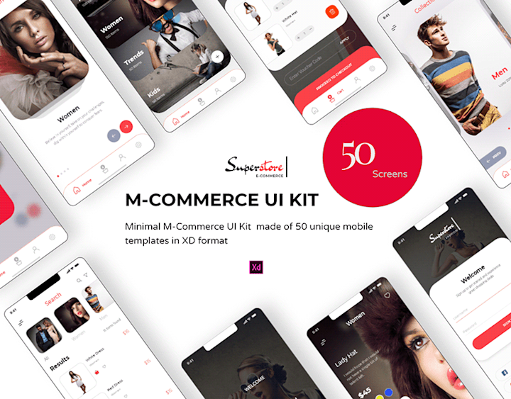 Cover image for Superstore App UI Kit :: Behance