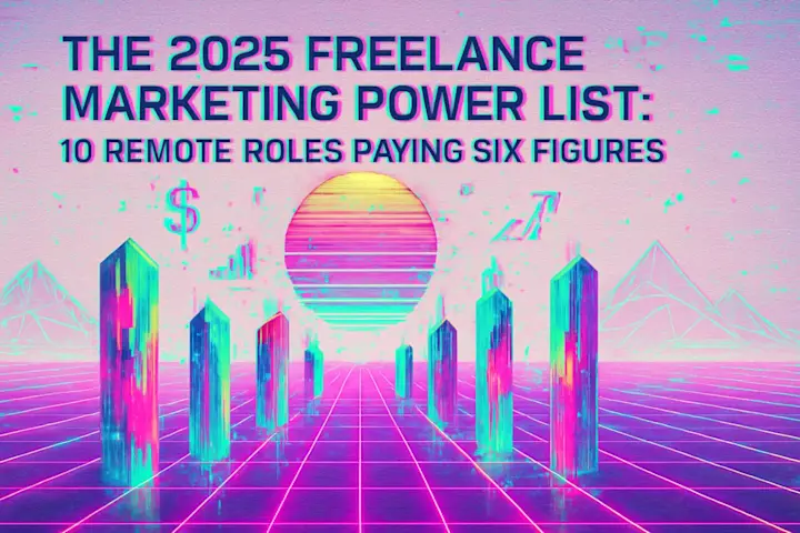 Cover image for The 2025 Freelance Marketing Power List: 10 Remote Roles Paying Six Figures