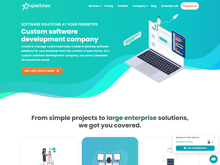Cover image for Custom web application development