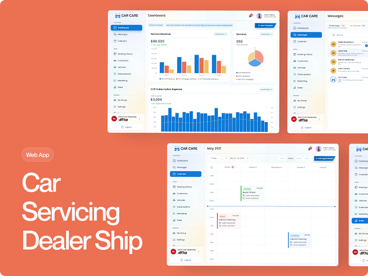 Cover image for Car Servicing Dealer Ship