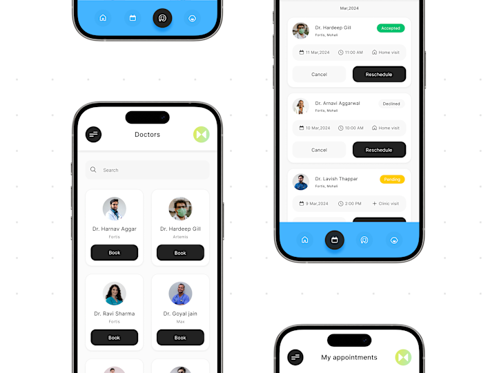 Cover image for HealthConnect Concept- Health care app, doctor appointment 🩺